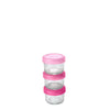Swig - Pink 3pc Glass Storage Set - Small